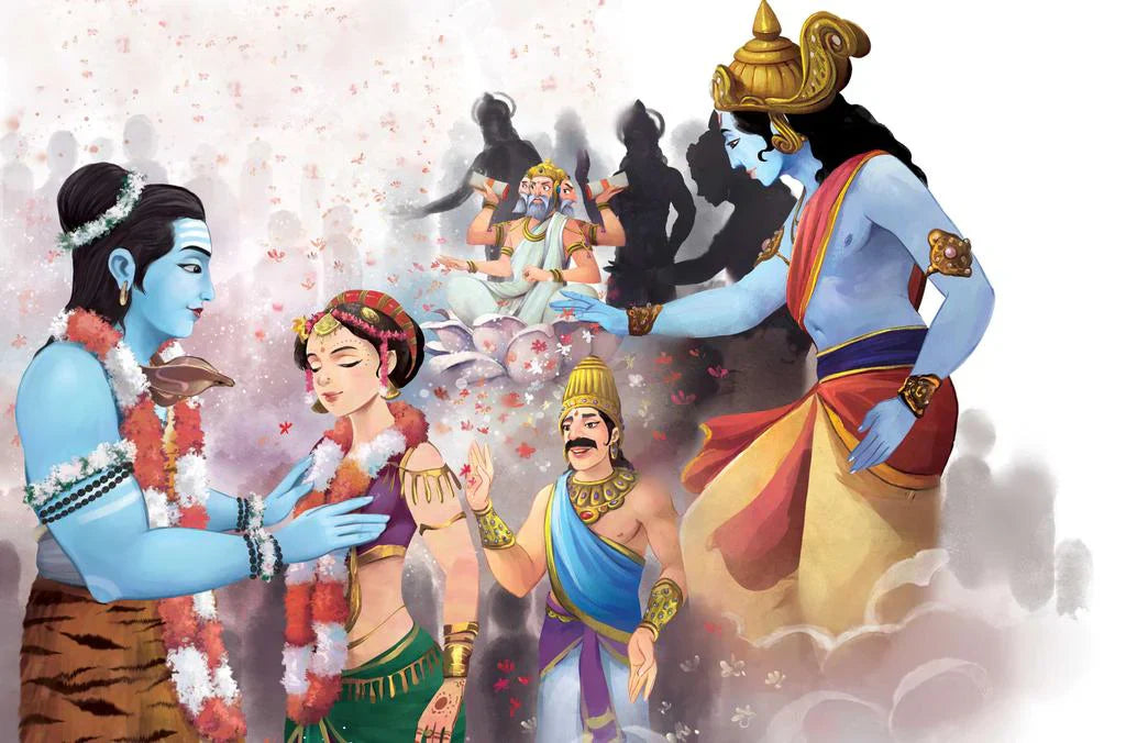 Marriage of Shiva and Sati